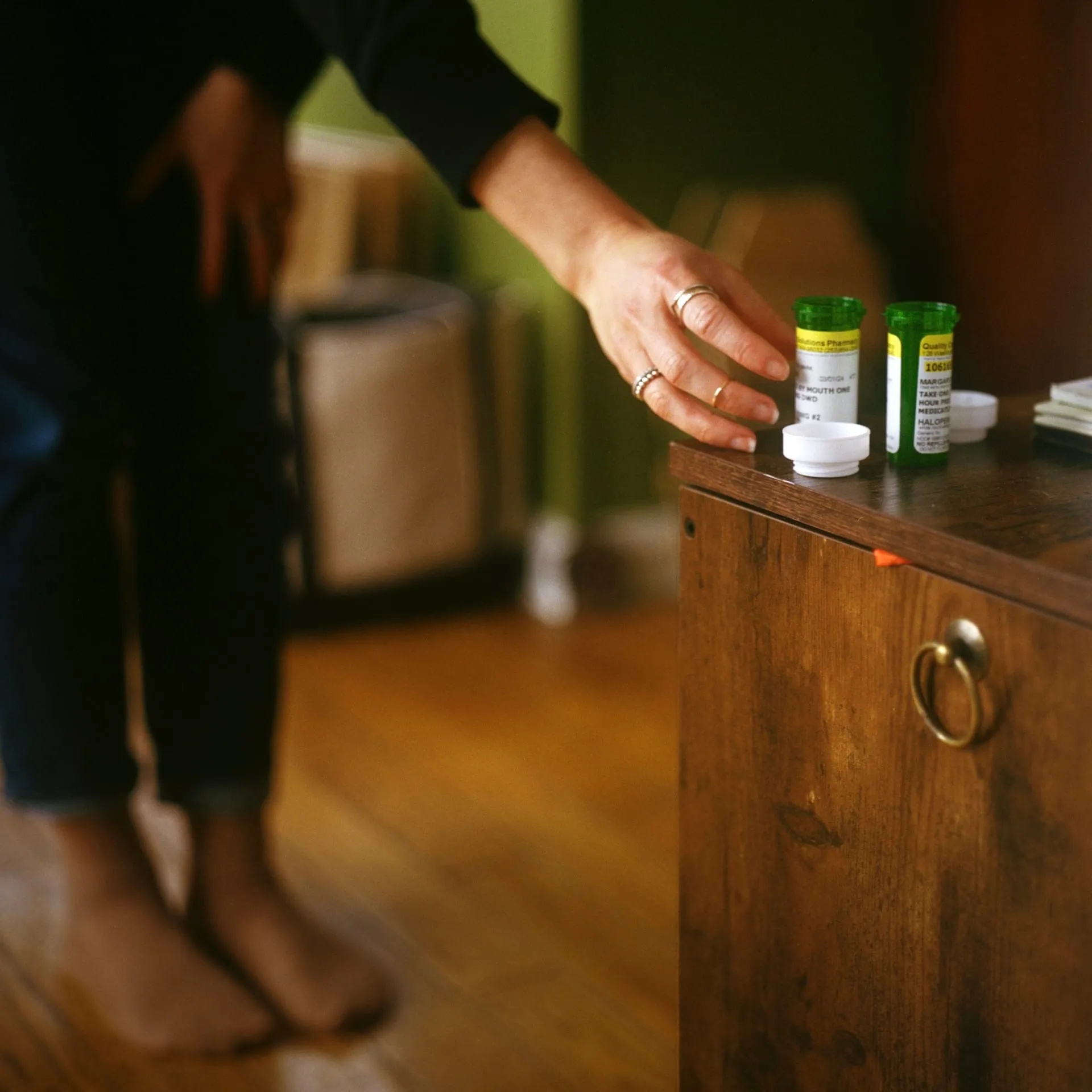 At 11:15 am, the pharmacist delivered the medication. The package he delivered contained both the pre-meds- to stave off nausea -and a compound for the process of medical aid in dying, designed specifically to induce death.