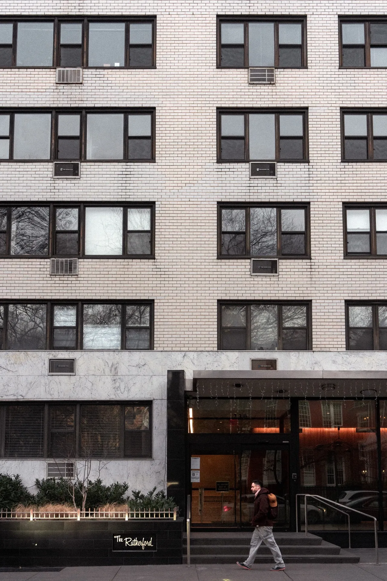 Close to Union Square and Gramercy Park, Charlotte’s condo is located in The Rutherford. The building contains 175 residential units and was constructed in 1961.
