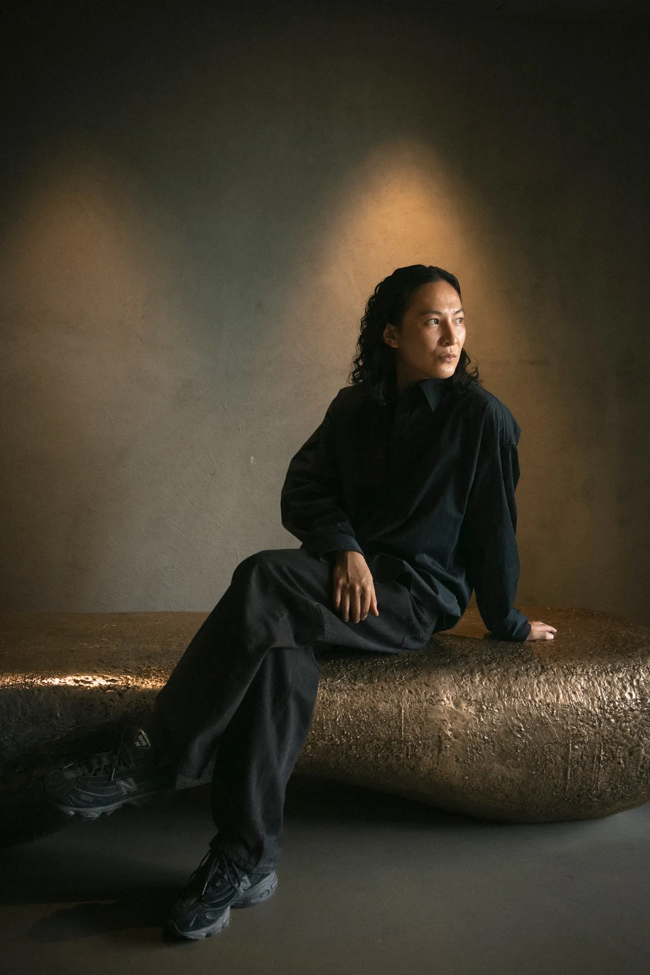 Alexander Wang at his headquarters in Manhattan's Seaport neighborhood.