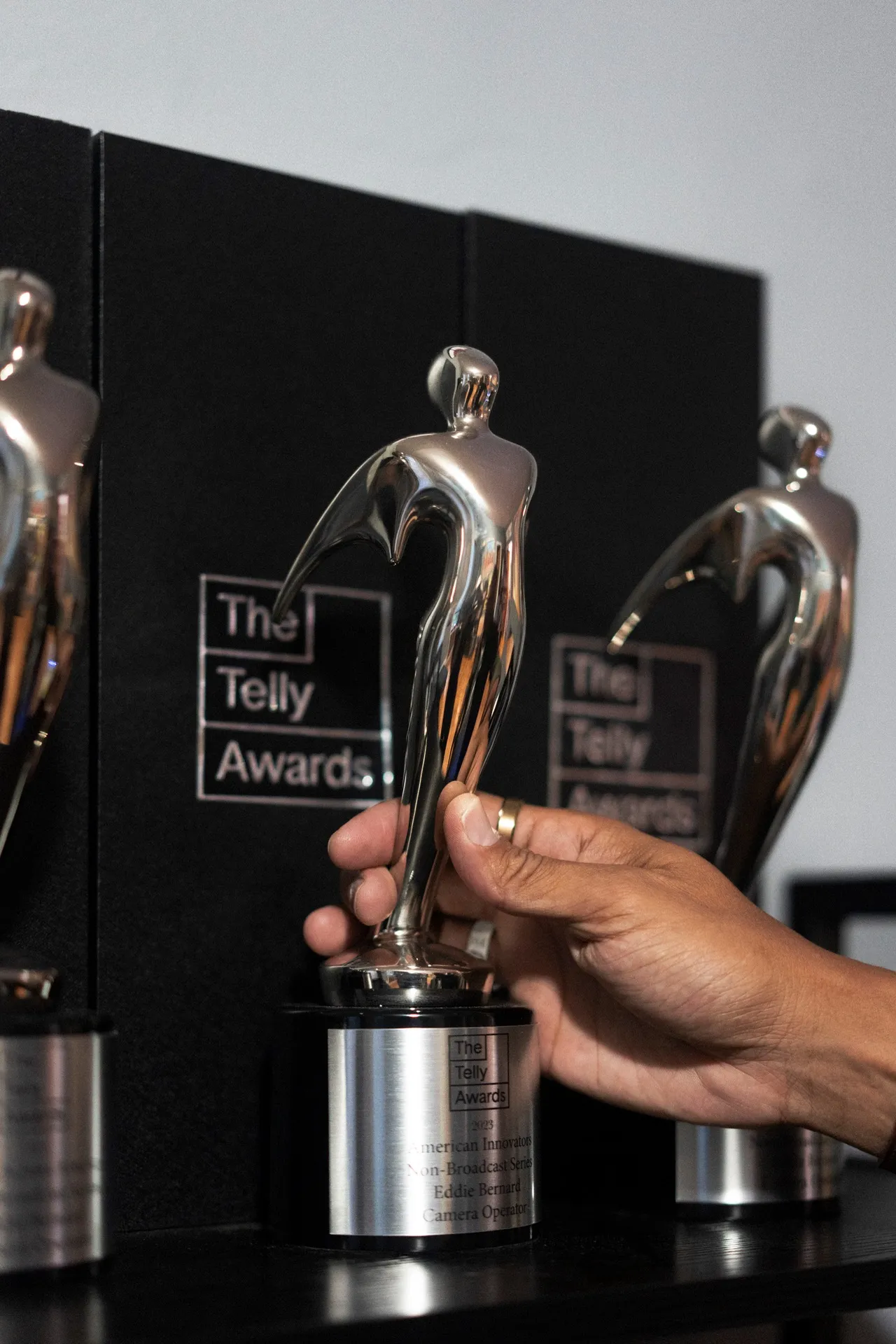 Bernard won five Telly awards as a camera operator for his work on Made In America.
