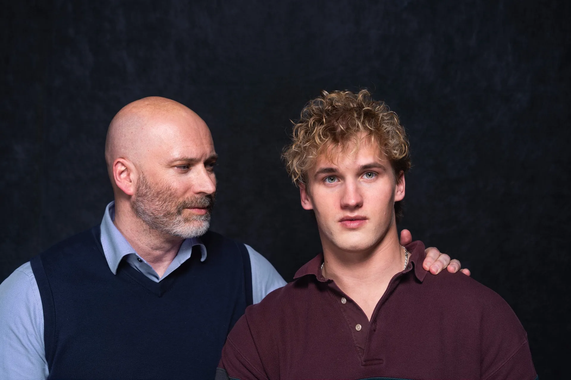 Chad Franke and his father Kevin Franke.