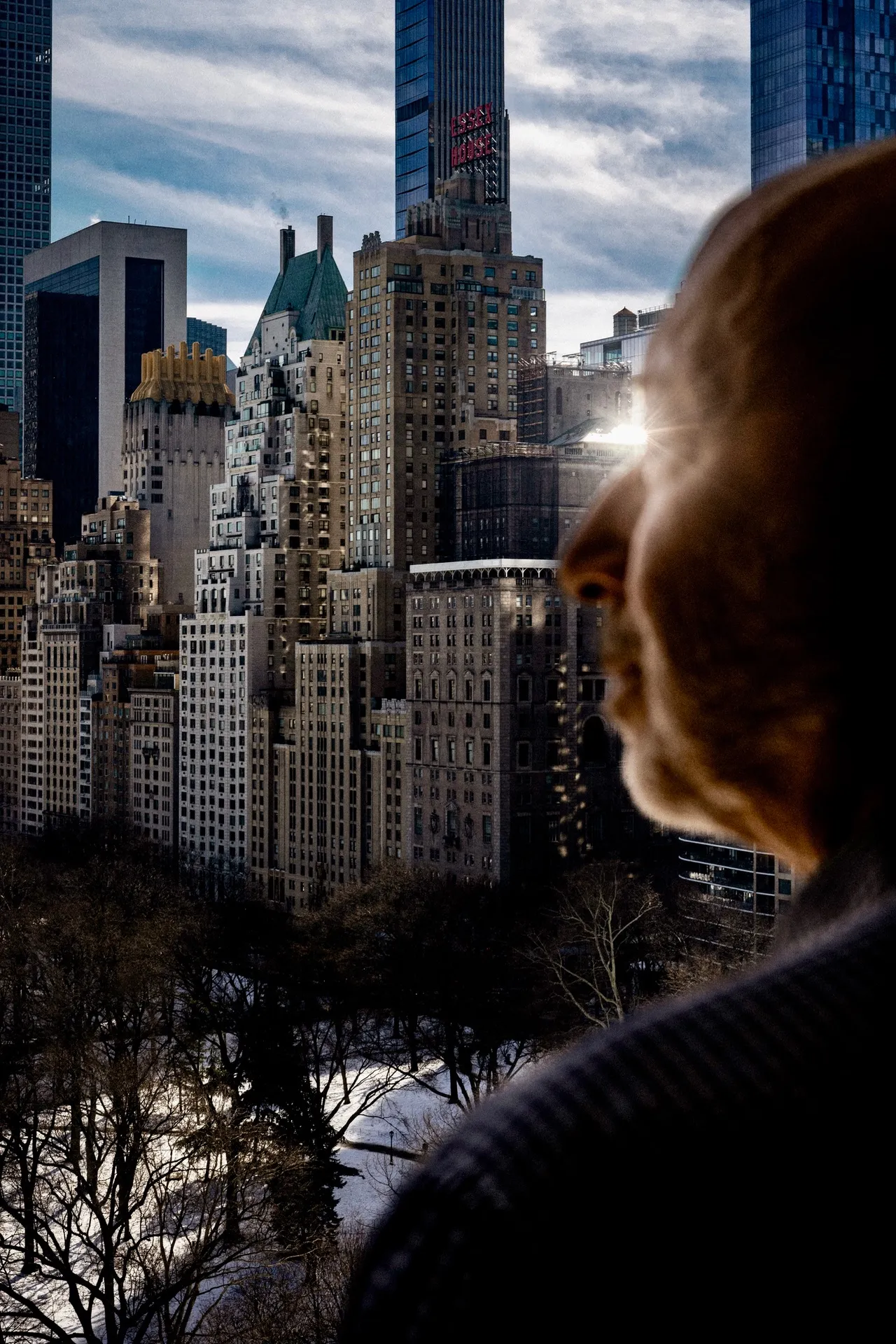 Lloyd Blankfein, former CEO of Goldman Sachs, at his home nearby Central Park.