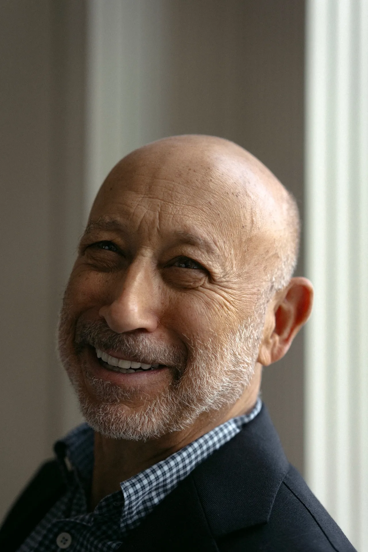 Lloyd Blankfein, former CEO of Goldman Sachs, at his home nearby Central Park.