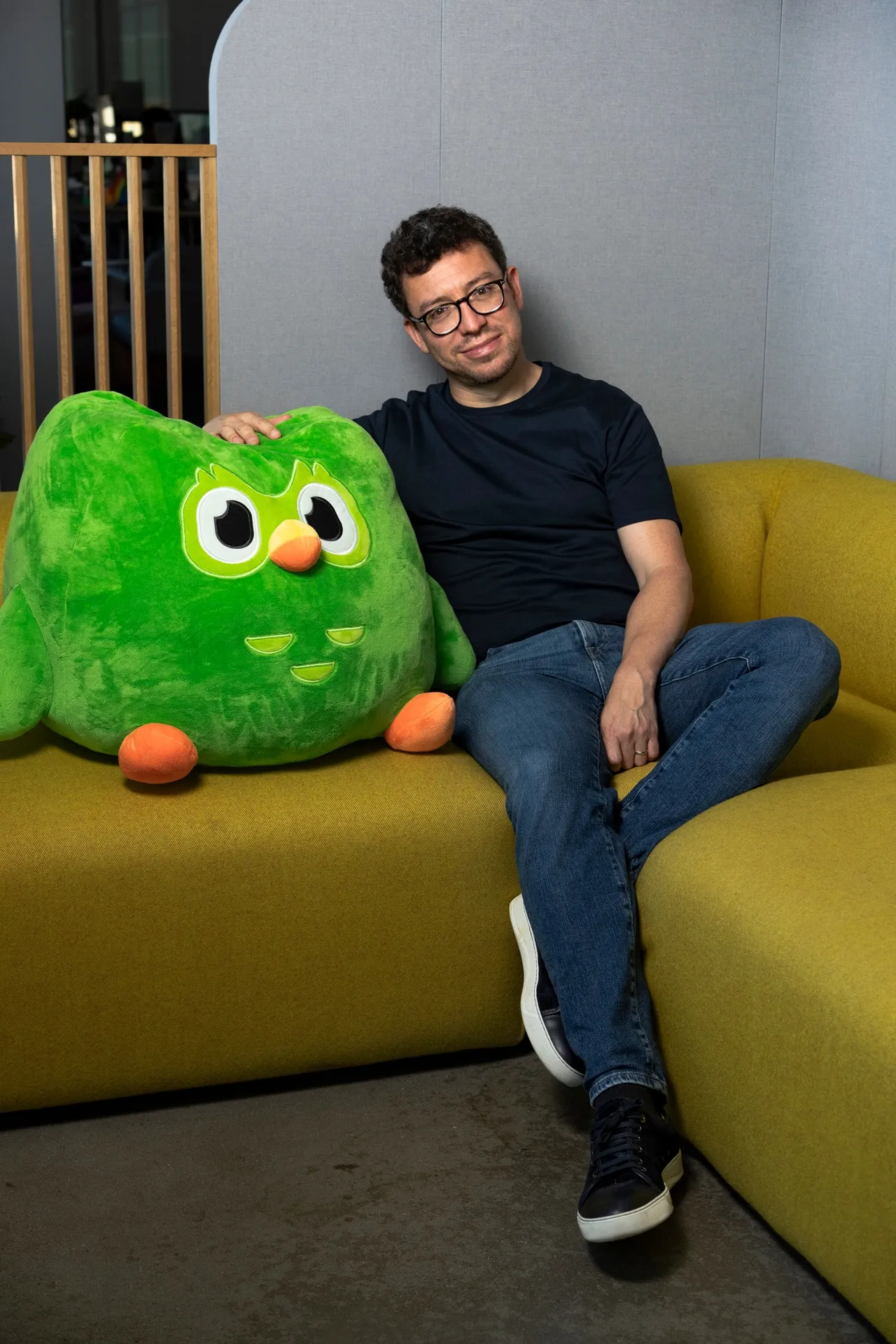 Luis Von Ahn, co-founder and chief executive of Duolingo. The company produces courses for language, math and music and most recently launched chess.